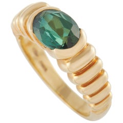 Bvlgari 18K Yellow Gold Tourmaline Ring