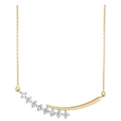 LB Exclusive 14K Yellow Gold 0.26 Ct Diamond Pendant Necklace