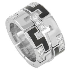 Cartier Le Baiser du Dragon 18K White Gold Diamond Band Ring