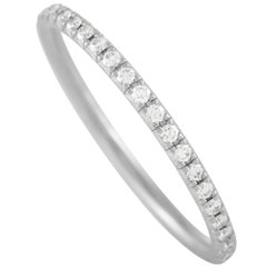 Tiffany & Co. Platinum 0.35 Ct Diamond Eternity Band Ring