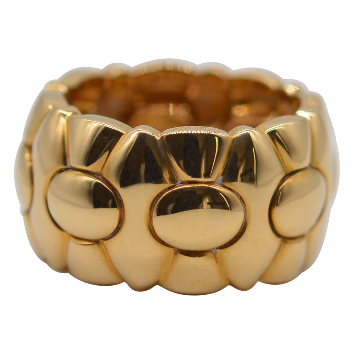 Cartier 18K Yellow Gold Band Ring Unworn For Sale