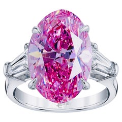 Emilio Jewelry Gia Certified 2.00 Carat Vivid Pink Diamond Ring