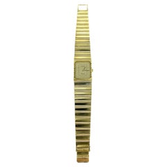 Geneve 14k Gold Fancy Nugget Design Bracelet Swiss Watch 