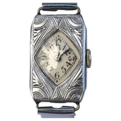 Montre-bracelet Art déco pour femme par Elgin, révisée, vers les années 1930