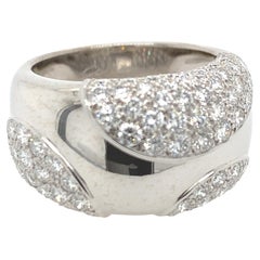 Cartier, bague dôme pavée en diamants
