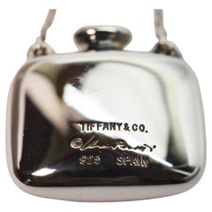 Elsa Perretti for Tiffany & Co. Sterling Silver Square Bottle Pendant