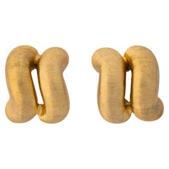 Buccellati Torchon San Marco Gold Earrings