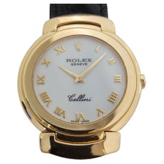 Taille moyenne Rolex Cellini Ref 6622 18k Solid Gold Quartz 1990s Swiss RJC109