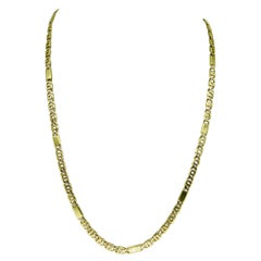 Catena da uomo vintage e rara in oro 14k A Link