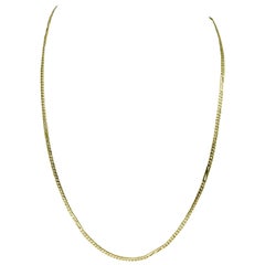 Used 18k Gold Fancy Miami Cuban Link Chain