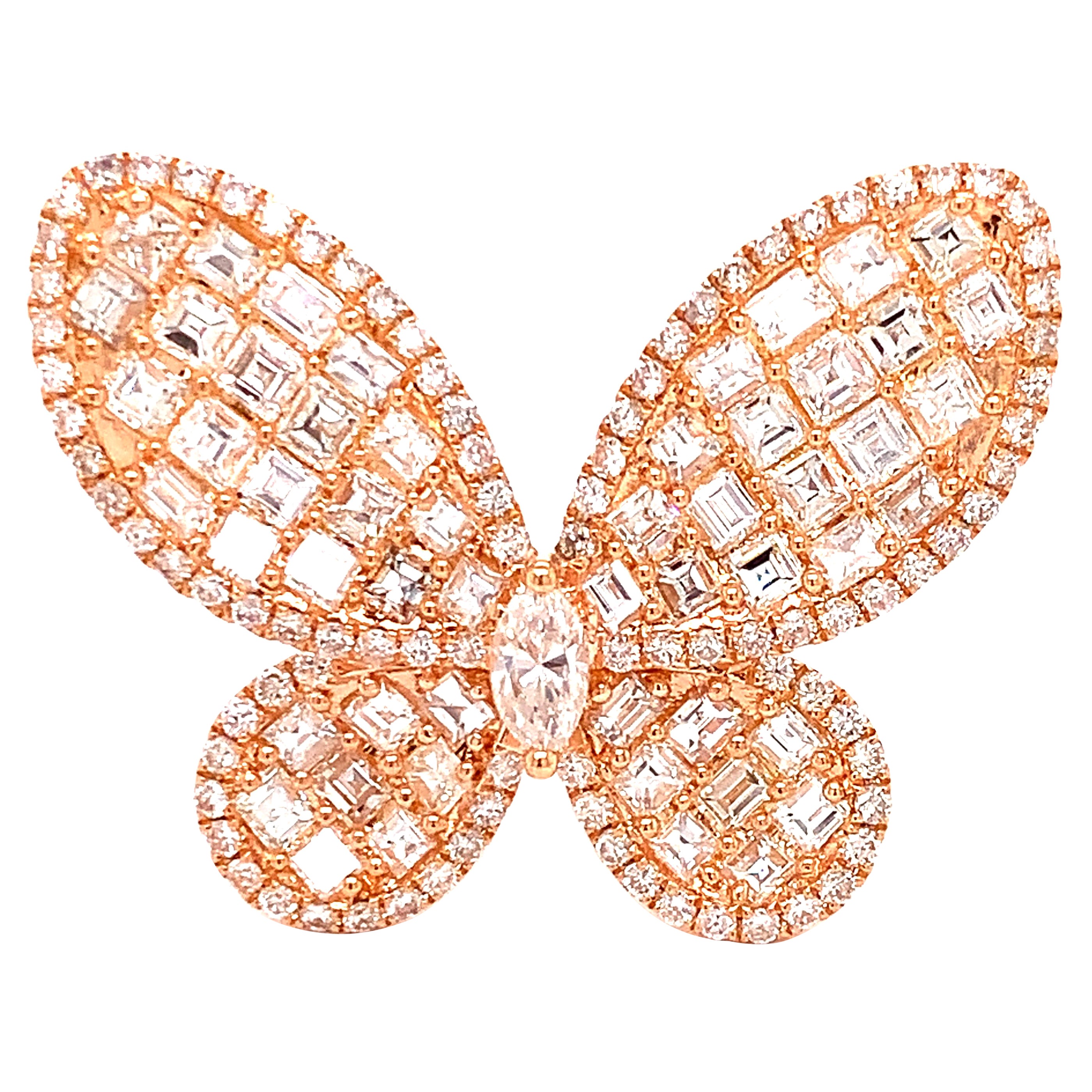 Cartier, A Gold and Diamond Butterfly Ring at 1stDibs cartier