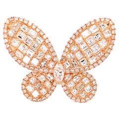 Butterfly 4.33 ctw Diamond Ring