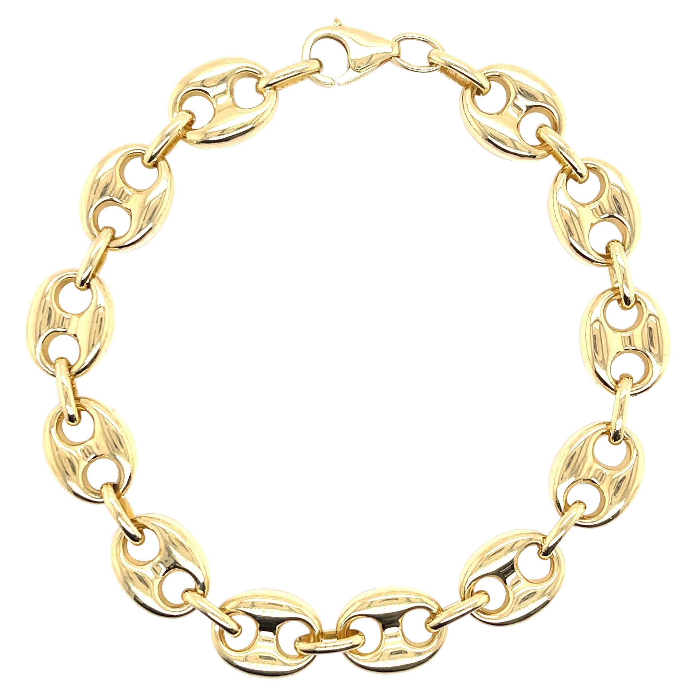 Marine Link Gold Bracelet 11.3 Grams Yellow Gold