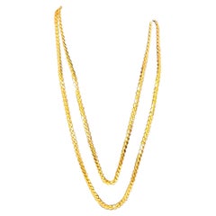 Vintage 18 Karat Yellow Gold 19 Gm Chain Necklace