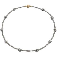 Donna Brennan Diamond Gold Necklace