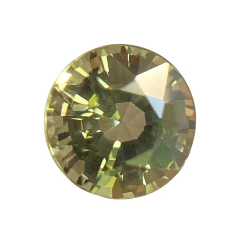 GIA Certified Colour Change Sapphire 0.76ct Untreated Round Cut Unheated Rare For Sale