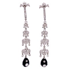 Platinum Chandelier Earrings