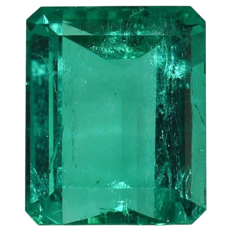 10.83 Emerald with GIA & AGL with Diamond Mount containing 
