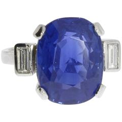 Gorgeous Sapphire Diamond Gold Ring