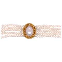 Carolyn Tyler Bracelet de perles et diamants
