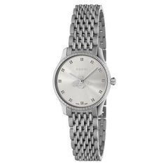 Gucci G-Timeless Steel Damenuhr YA1265019