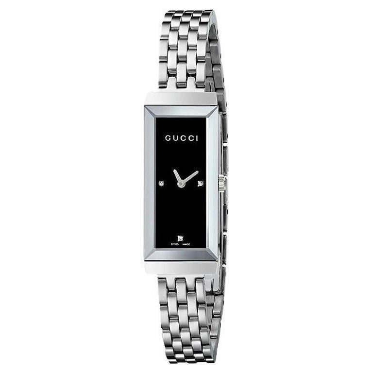 Gucci Rectangle Steel Ladies Watch YA127504 For Sale