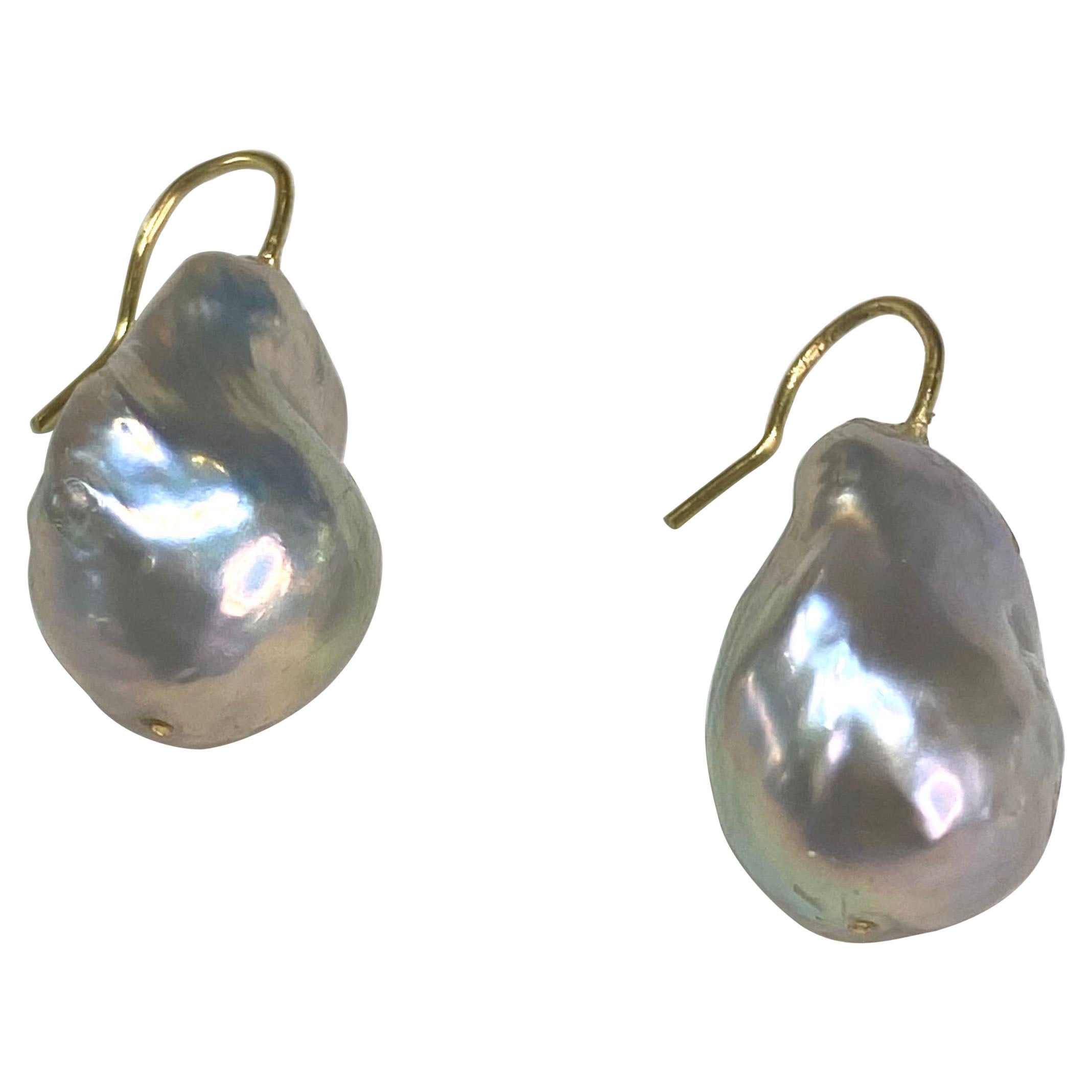 Baroque Edison Freshwater Pearls, 18k Gold