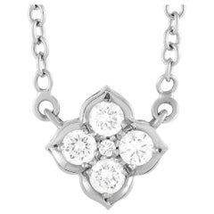 Cartier Hindu 18K White Gold 0.35 Ct Diamond Necklace