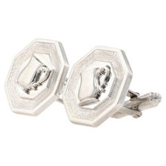 Tiffany & Co. Cufflinks, Silver Mark of Excellence Mystery Company Service