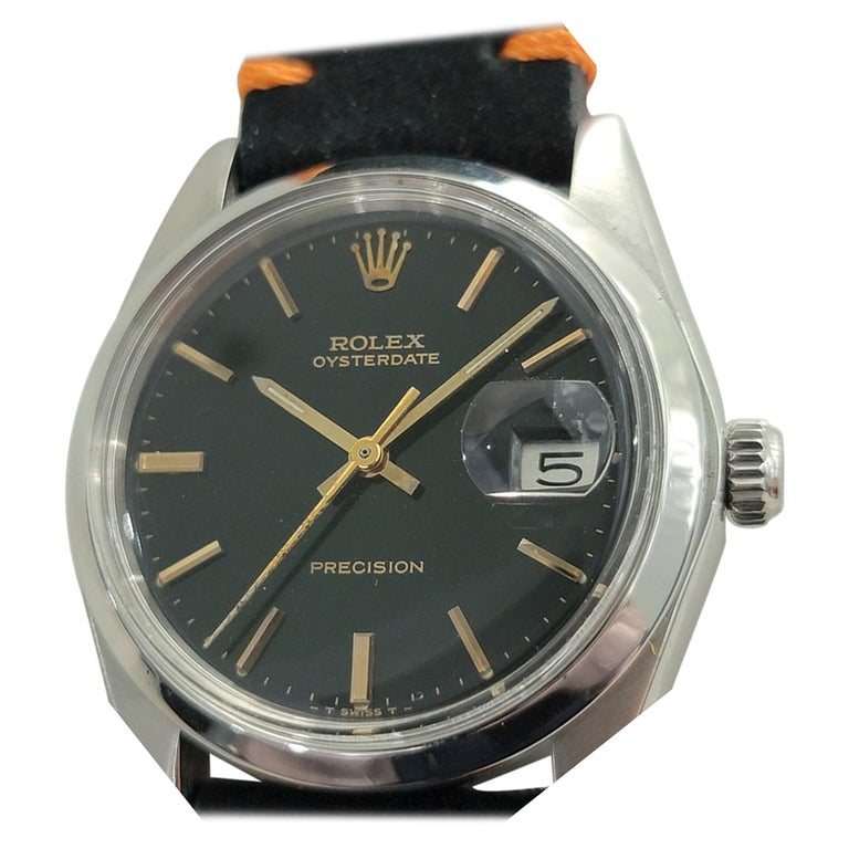 Mens Rolex Oysterdate Precision Ref 6694 Hand-Wind 1970s Vintage RJC110 For  Sale at 1stDibs | rolex 6694, rolex oysterdate precision black dial, 6694  rolex