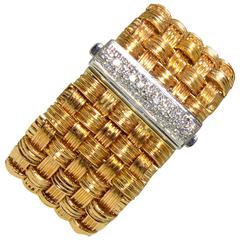 Roberto Coin Diamond Gold Bracelet