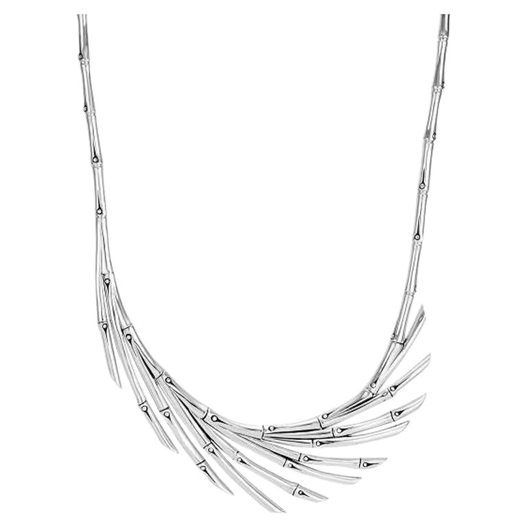 John Hardy Sterling Silver Bamboo Necklace NB50075X16-18