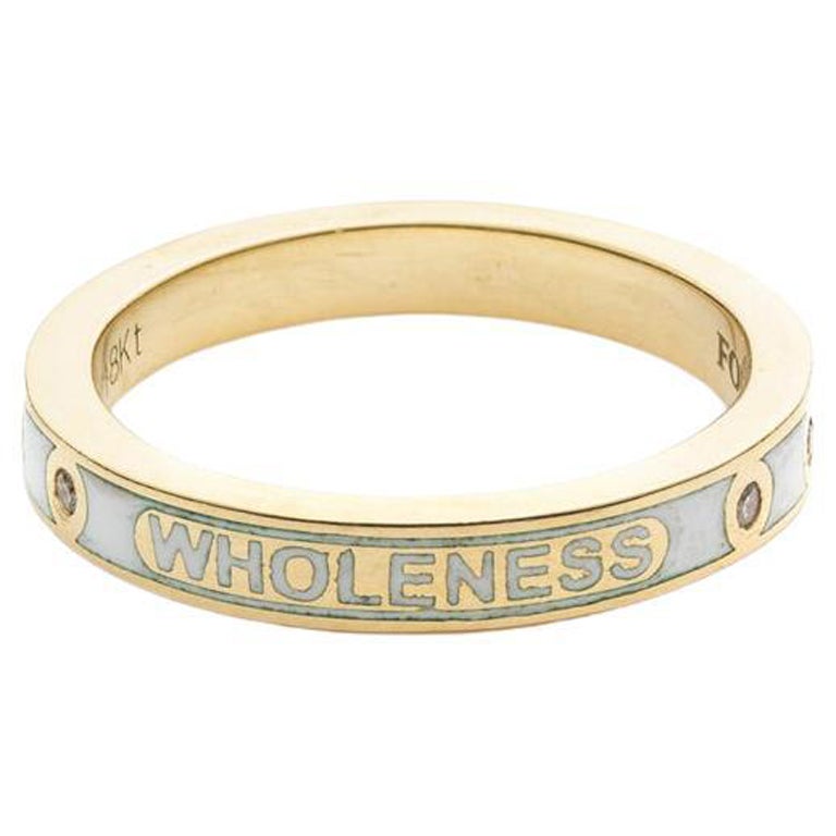 Foundrae Wholeness Ring in 18K Gold For Sale