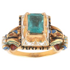 19th Century Neo-Renaissance 18k Yellow Gold Ring