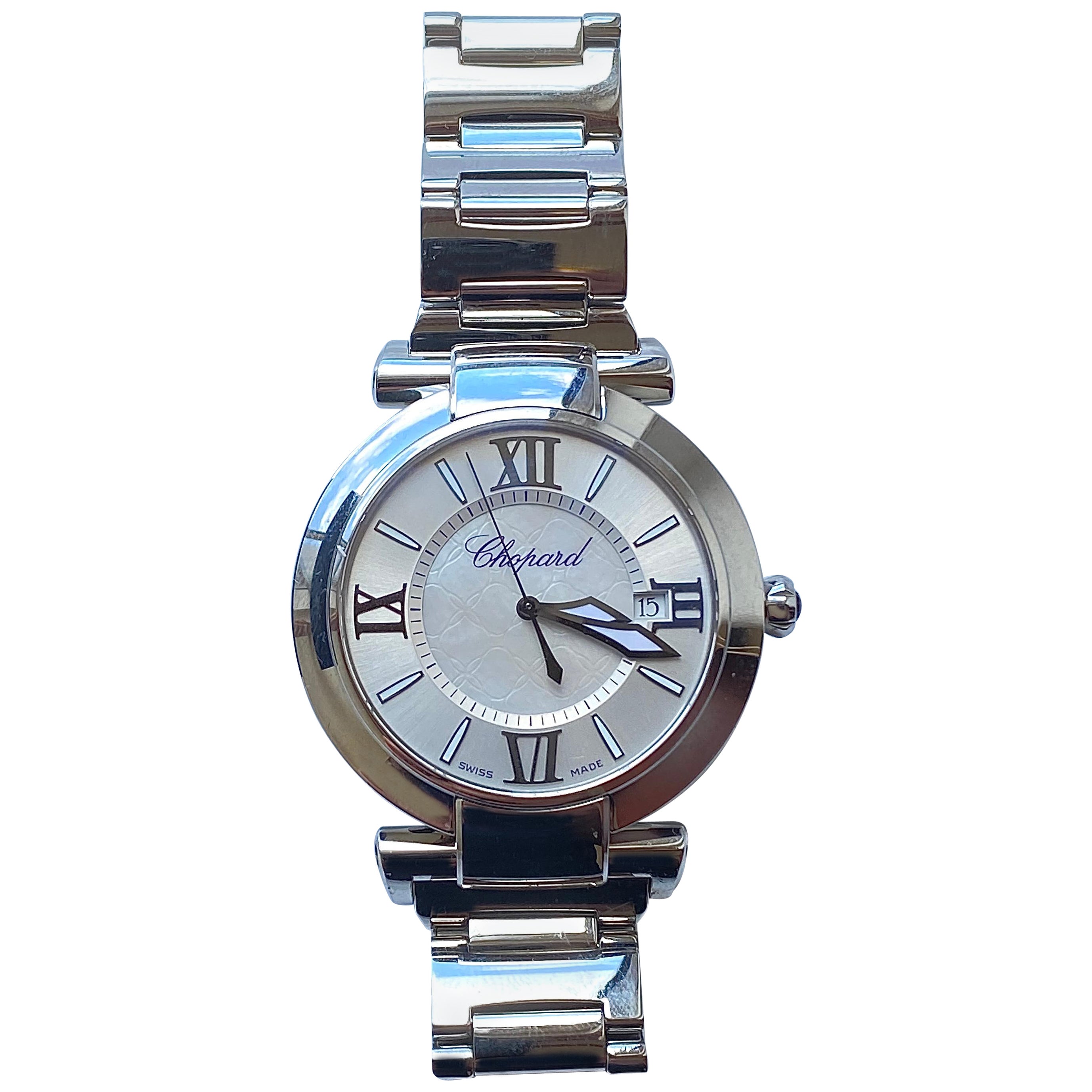 Chopard Imperiale Men's Stainless Steel with Box and Papers For Sale