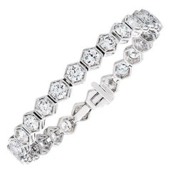 10.64 Carats Diamond Tennis Bracelet