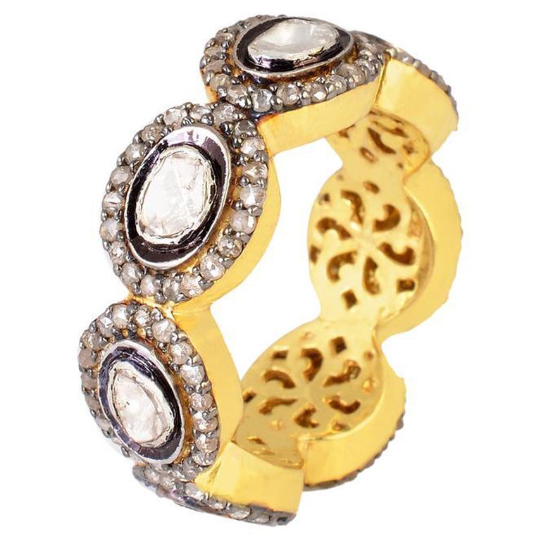 Diamond 925 sterling Silver Ring For Sale at 1stDibs