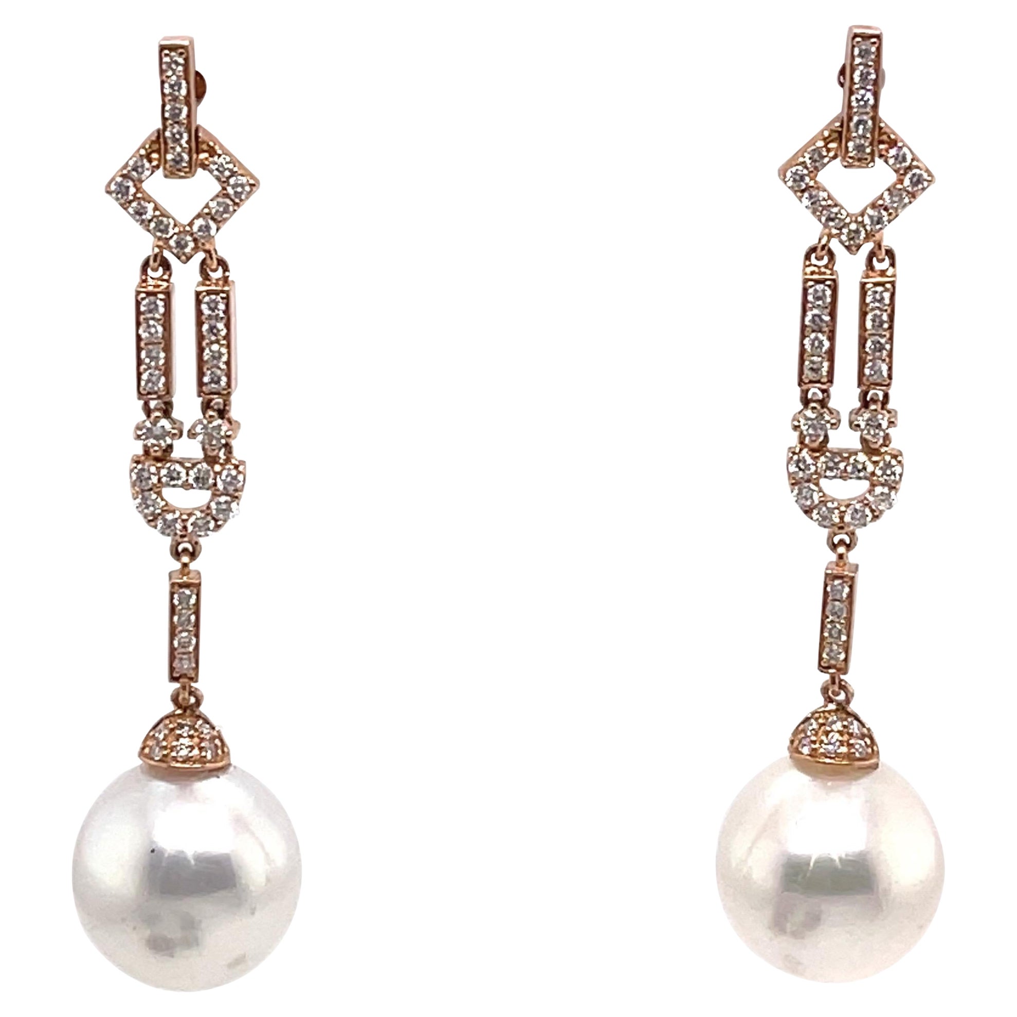 18K South Sea Drop Earrings