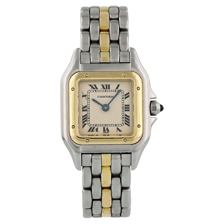 Cartier Panthere 1120 One Row Ladies Watch For Sale