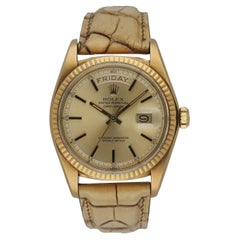 Vintage Rolex Day Date 1803 18K Yellow Gold Men's Watch