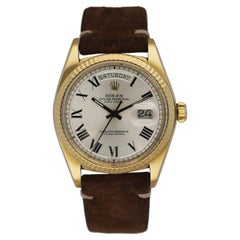 Vintage Rolex Day Date 1803 18K Yellow Gold Buckley Dial Men's Watch