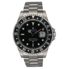 Rolex GMT Master II 16710 Stainless Steel Men's Watch Box & Papers