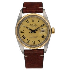 Rolex Datejust 16013 Buckley Dial Men's Watch Box & Papers