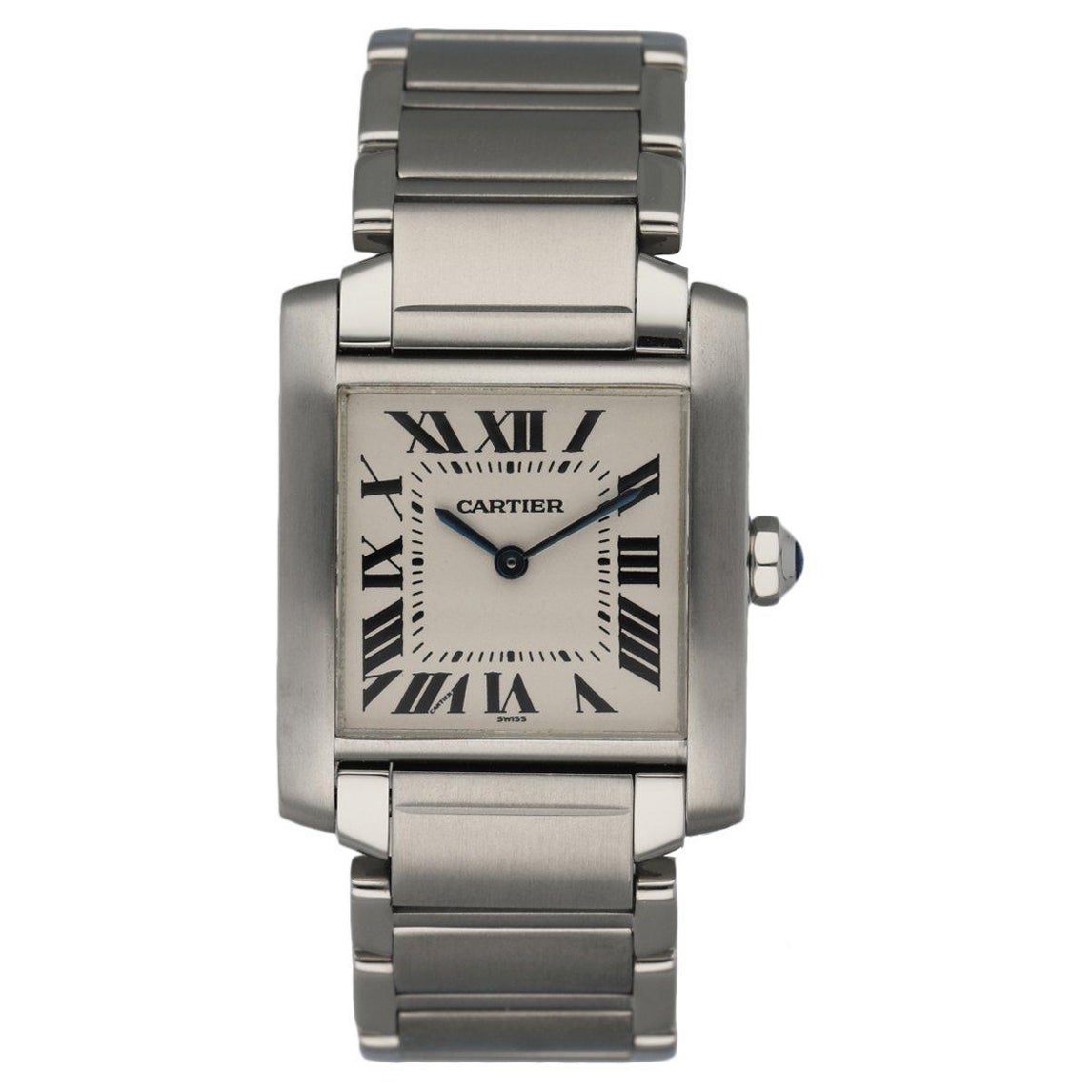 Cartier Tank Francaise 2301 Stainless Steel Ladies Watch at 1stDibs |  cartier cc708177, cartier 2301 cc 708 177 price, cartier cc 708 177 price