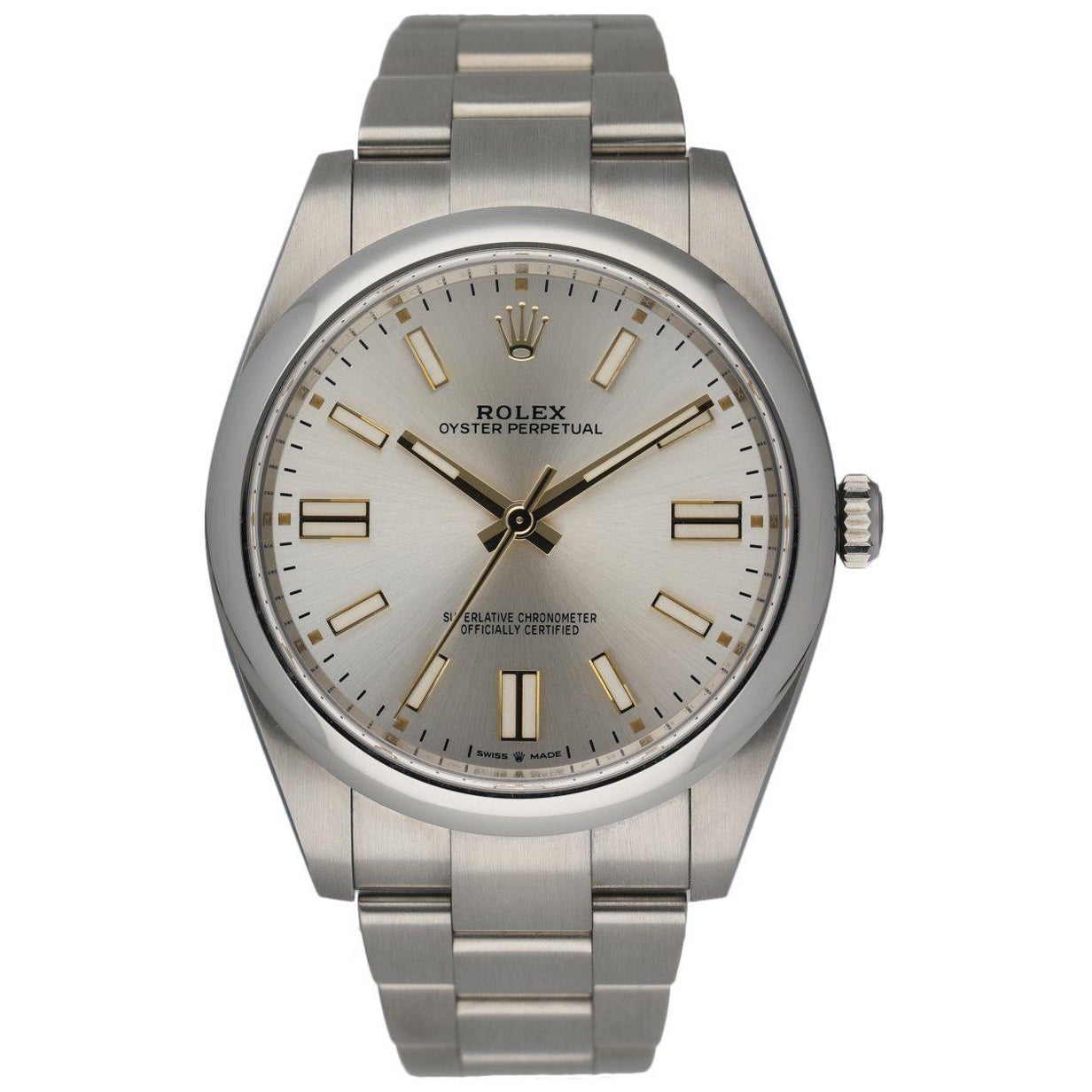 Rolex Oyster Perpetual 124300 Stainless Steel Men's Watch Box & papers