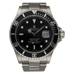 Rolex Submariner Date 16610 Gravierte Rehaut Herrenuhr Box & Papiere