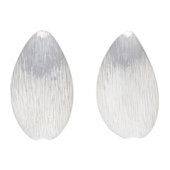 New Bastian Inverun Cedar Bark Earrings, Sterling Silver Pierced