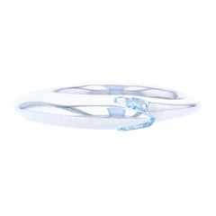 New Bastian Inverun Blue Topaz Ring / Pendant, Sterling Silver