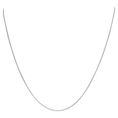 New Cable Chain Necklace, 950 Platinum Lobster Claw Clasp