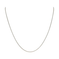 Yellow Gold Cable Chain Necklace, 14k Adjustable Length